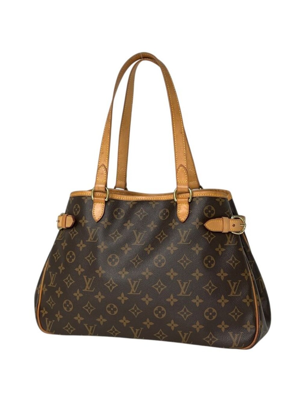 Louis Vuitton Batignolles Horizon Tote Shoulder Bag Monogram Brown